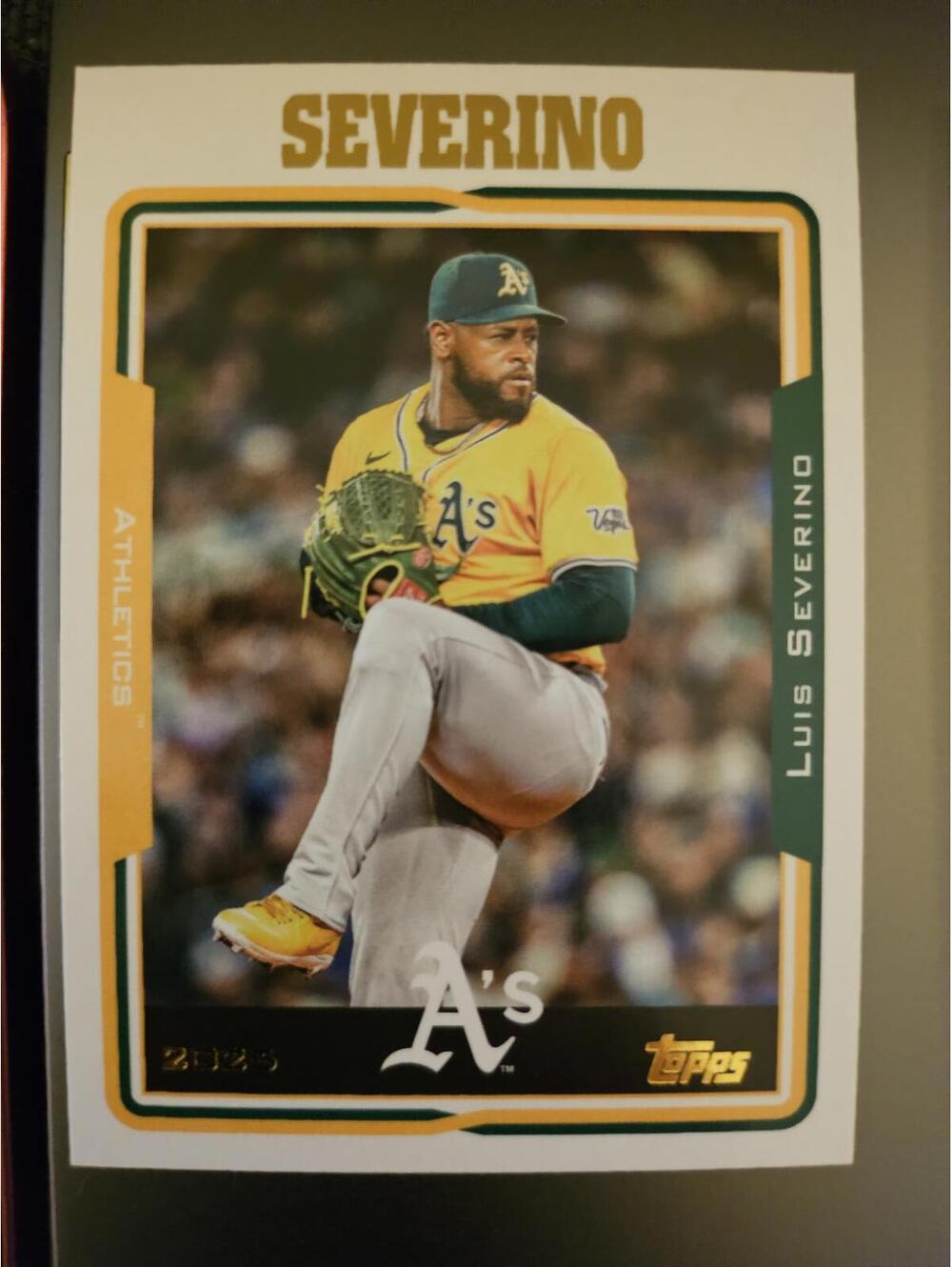 Luis Severino - 2025 Topps Archives #261 -  A's - RAW mint